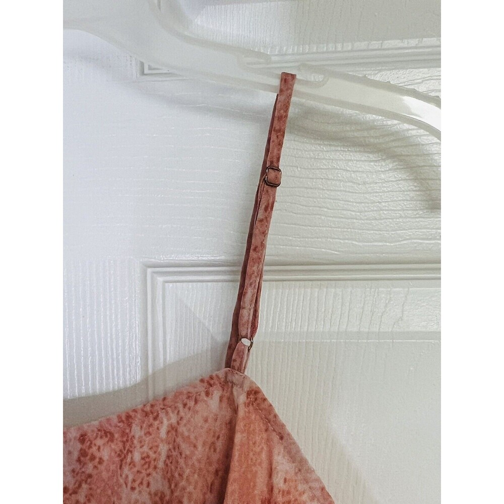 A New Day Cami Tank Top Womens S Pink Snakeskin Print Sleeveless V Neck Flowy - Picture 4 of 8